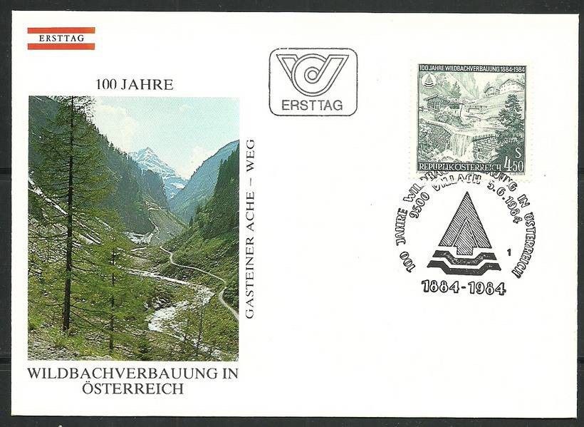 Znaczek Austria 1984 Mi 1779 FDC