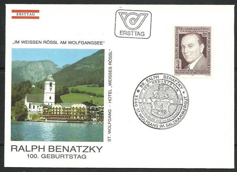 Znaczek Austria 1984 Mi 1781 FDC