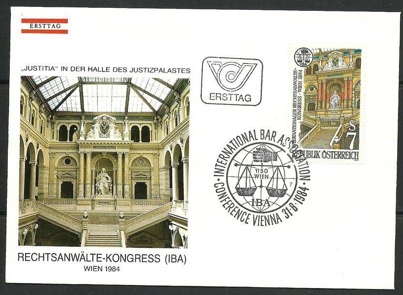 Znaczek Austria 1984 Mi 1789 FDC