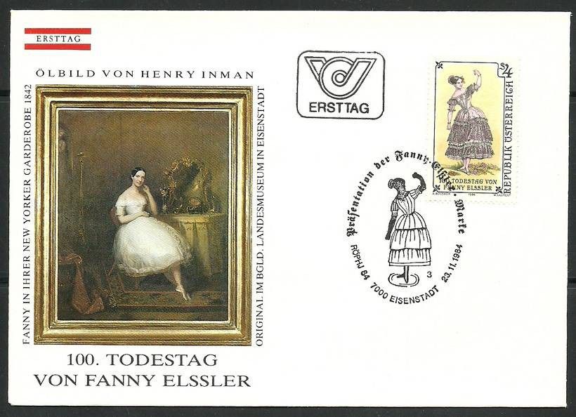 Znaczek Austria 1984 Mi 1796 FDC