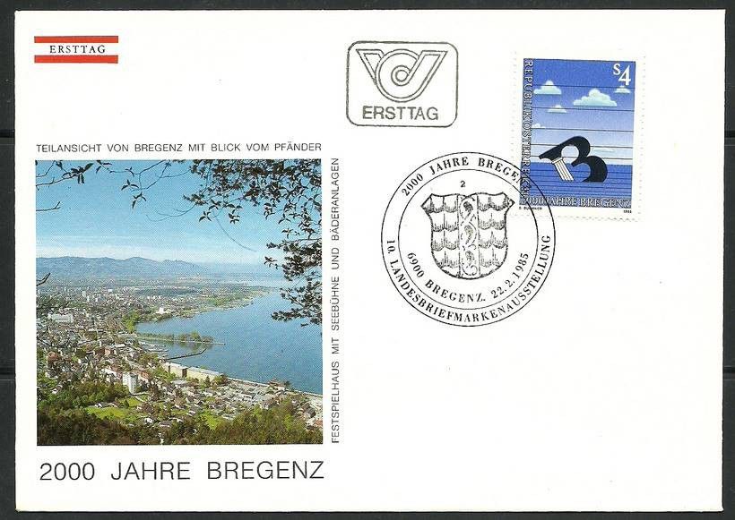 Znaczek Austria 1985 Mi 1805 FDC