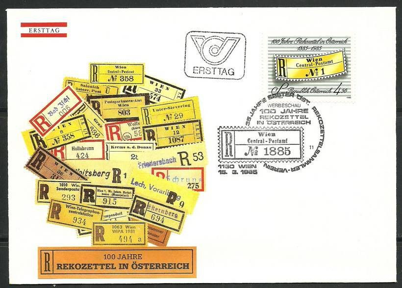 Znaczek Austria 1985 Mi 1806 FDC