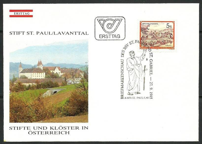 Znaczek Austria 1985 Mi 1827 FDC