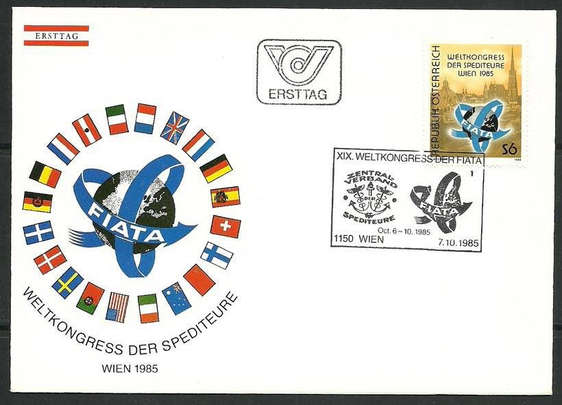 Znaczek Austria 1985 Mi 1828 FDC