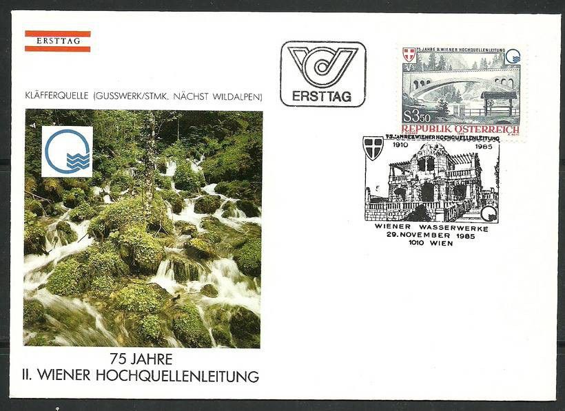Znaczek Austria 1985 Mi 1834 FDC