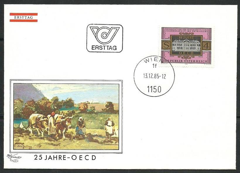 Znaczek Austria 1985 Mi 1835 FDC