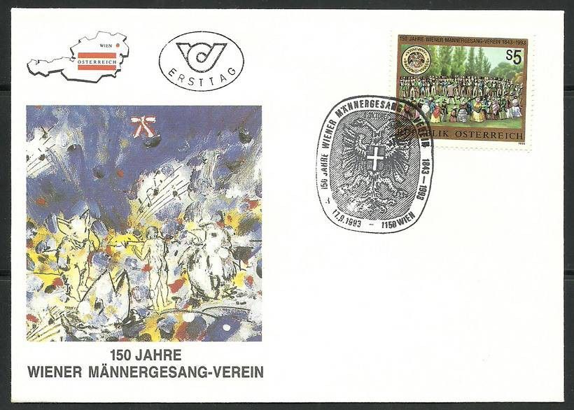 Znaczek Austria 1993 Mi 2107 FDC
