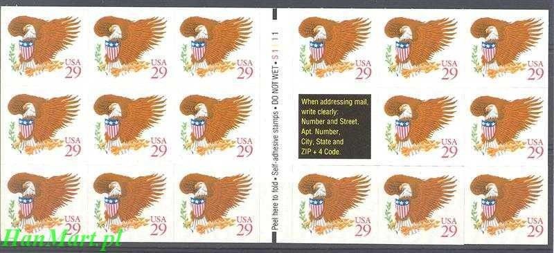 Znaczek USA 1992 Mi ark 2319 Czyste **