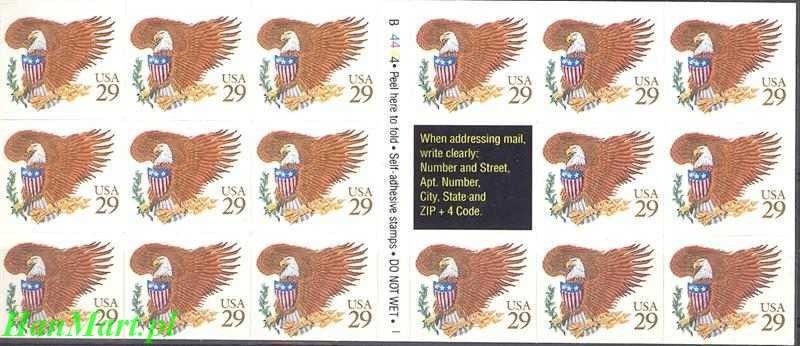 Znaczek USA 1992 Mi ark 2321 Czyste **