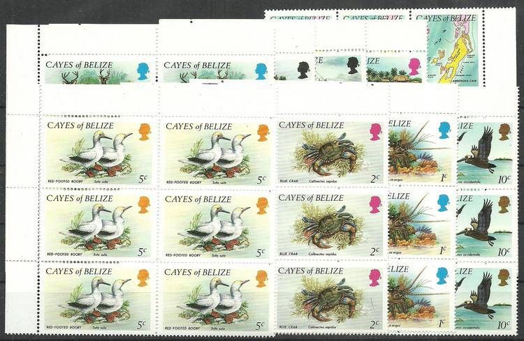 Znaczek Belize 1984 Mi 1-9 Czyste **