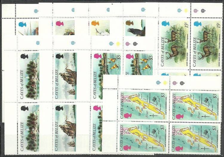 Znaczek Belize 1984 Mi 1-9 Czyste **