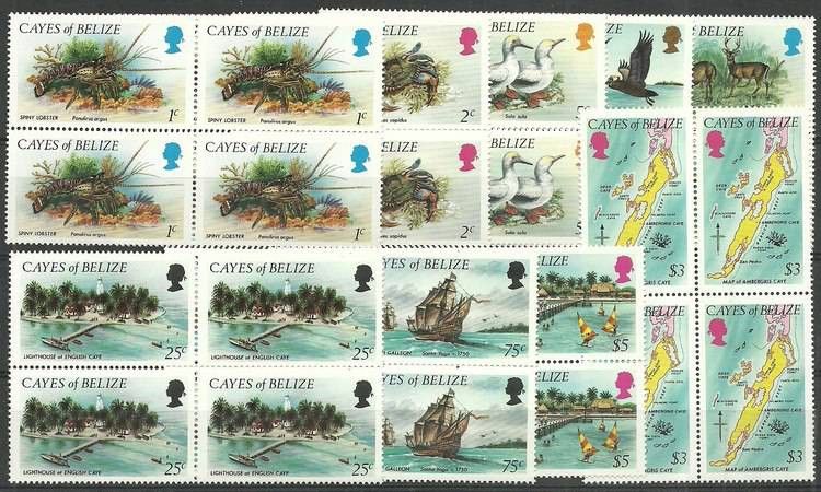 Znaczek Belize 1984 Mi 1-9 Czyste **