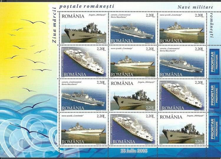 Znaczek Rumunia 2005 Mi ark 5967-5970 Czyste **