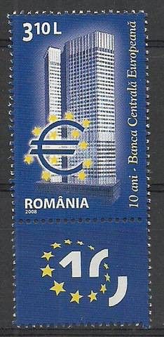 Znaczek Rumunia 2008 Mi zf 6298 Czyste **