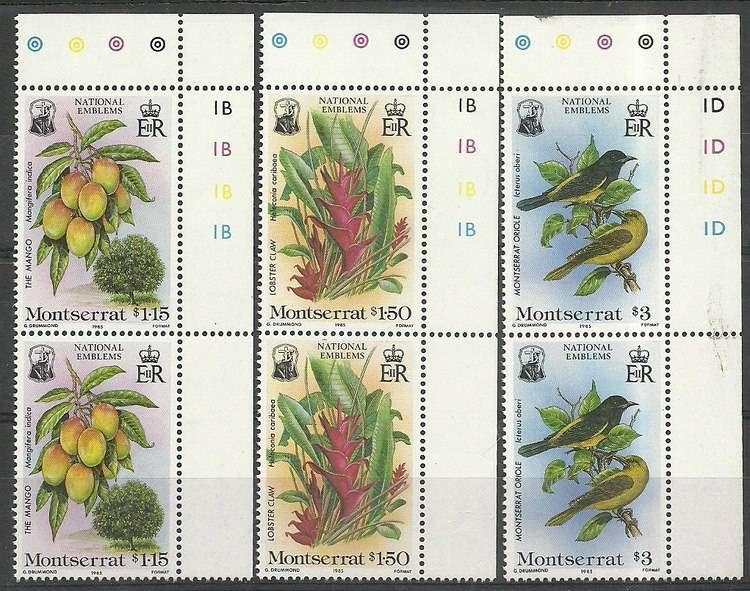 Znaczek Montserrat 1985 Mi 565-567 Czyste **