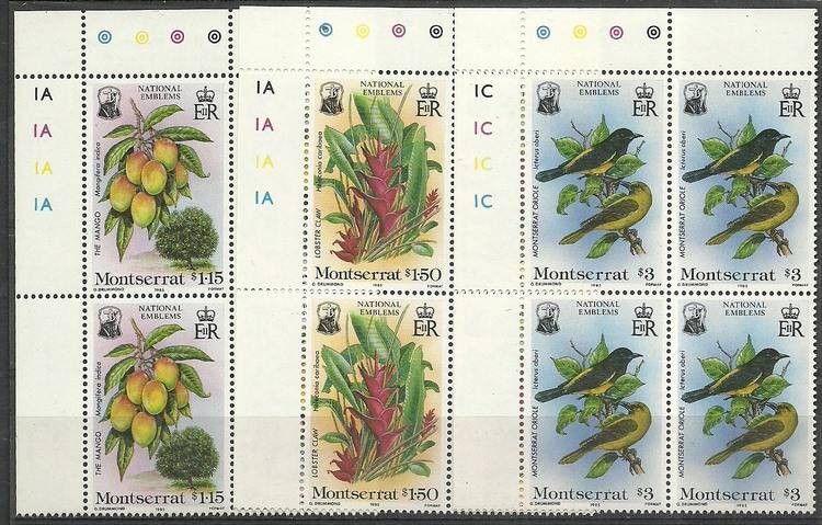 Znaczek Montserrat 1985 Mi 565-567 Czyste **