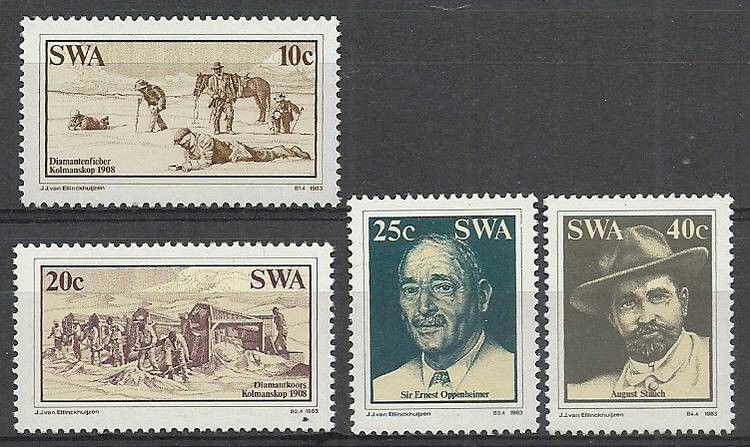 Znaczek Afryka Południowo-Zachodnia 1983 Mi 537-540 Czyste **