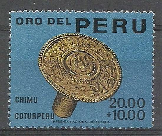 Znaczek Peru 1966 Mi 673 Czyste **