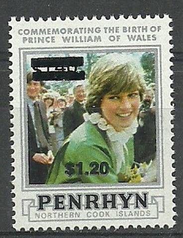 Znaczek Penrhyn 1983 Mi 344 Czyste **