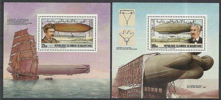 Znaczek Mauretania 1983 Mi ein bl 41-42 Czyste **