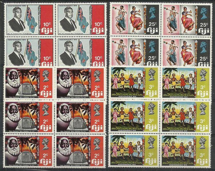 Znaczek Fidżi 1970 Mi 269-272 Czyste **