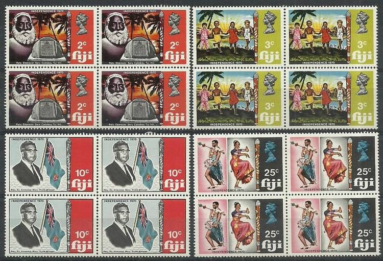 Znaczek Fidżi 1970 Mi 269-272 Czyste **