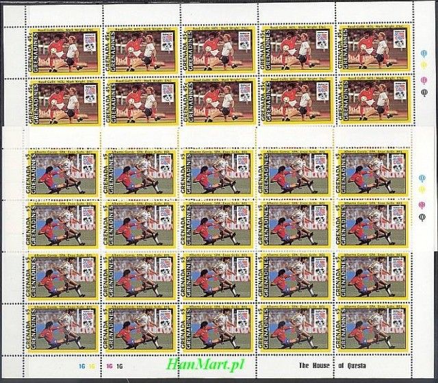 Znaczek Grenada i Grenadyny 1993 Mi 1785-1792 Czyste **