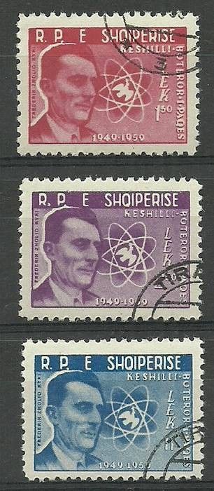 Znaczek Albania 1959 Mi 575-577 Stemplowane