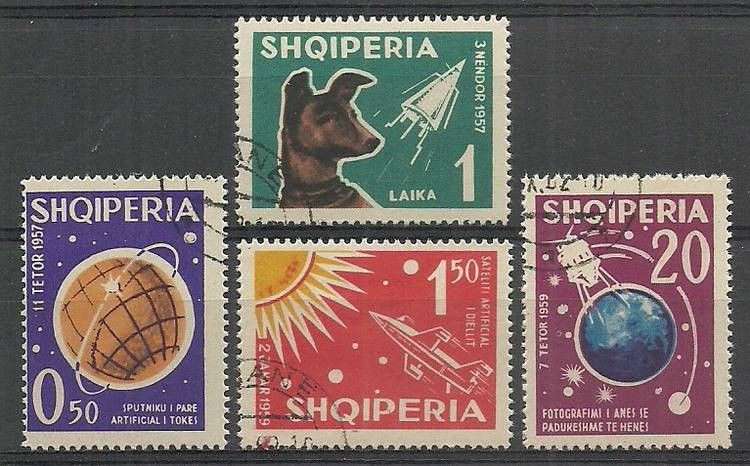 Znaczek Albania 1962 Mi 663-666 Stemplowane