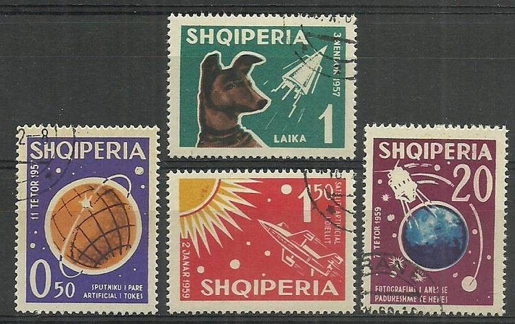 Znaczek Albania 1962 Mi 663-666 Stemplowane
