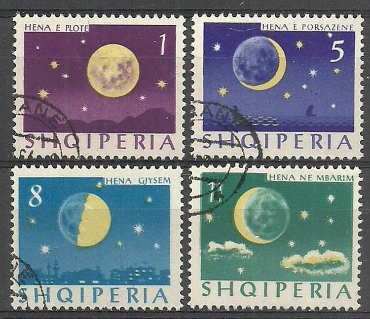 Znaczek Albania 1964 Mi 839-842 Stemplowane
