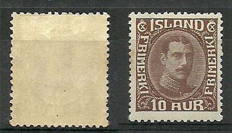 Znaczek Islandia 1931 Mi 161 Z podlepką *
