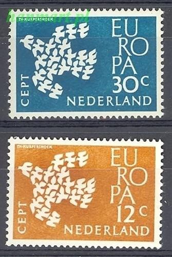 Znaczek Holandia 1961 Mi 765-766 Czyste **