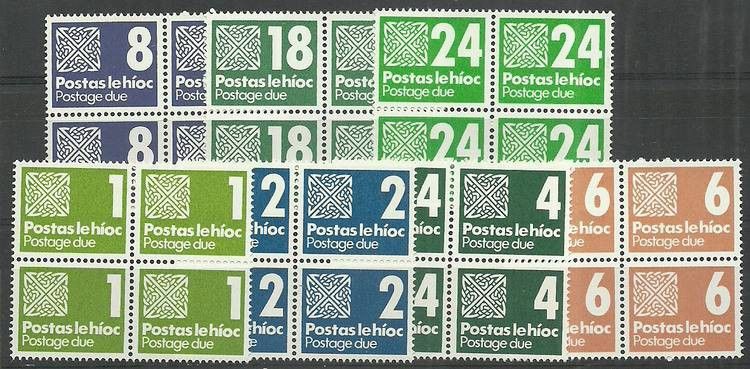 Znaczek Irlandia 1980 Mi por 25-31 Czyste **