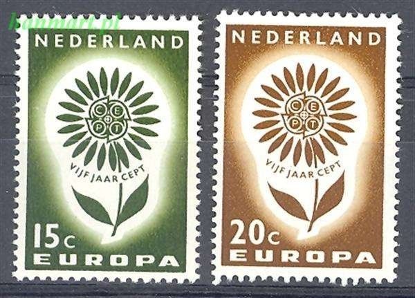 Znaczek Holandia 1964 Mi 827-828 Czyste **