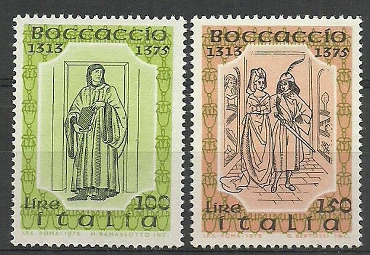 Znaczek Włochy 1975 Mi 1519-1520 Czyste **