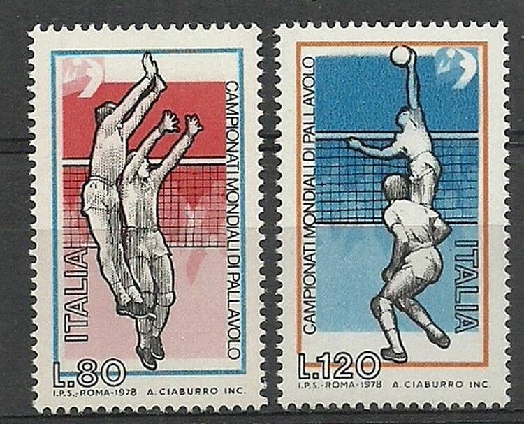 Znaczek Włochy 1978 Mi 1624-1625 Czyste **