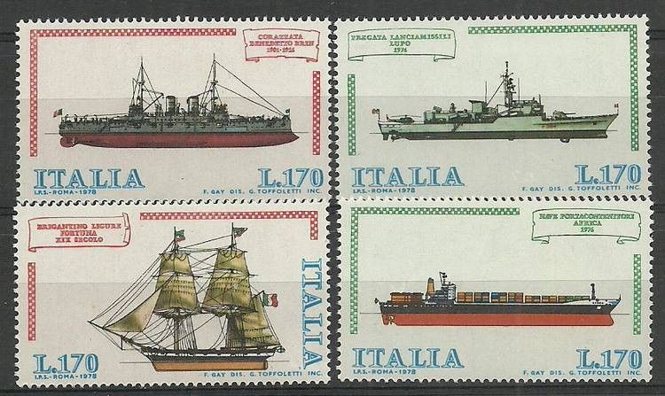 Znaczek Włochy 1978 Mi 1609-1612 Czyste **