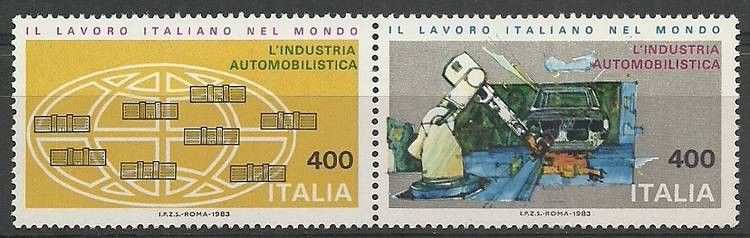 Znaczek Włochy 1983 Mi 1822-1823 Czyste **