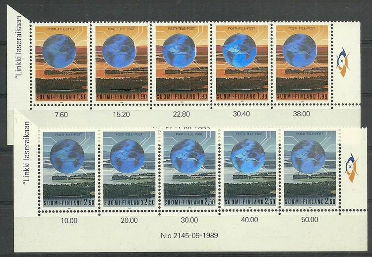 Znaczek Finlandia 1990 Mi 1098-1099 Czyste **