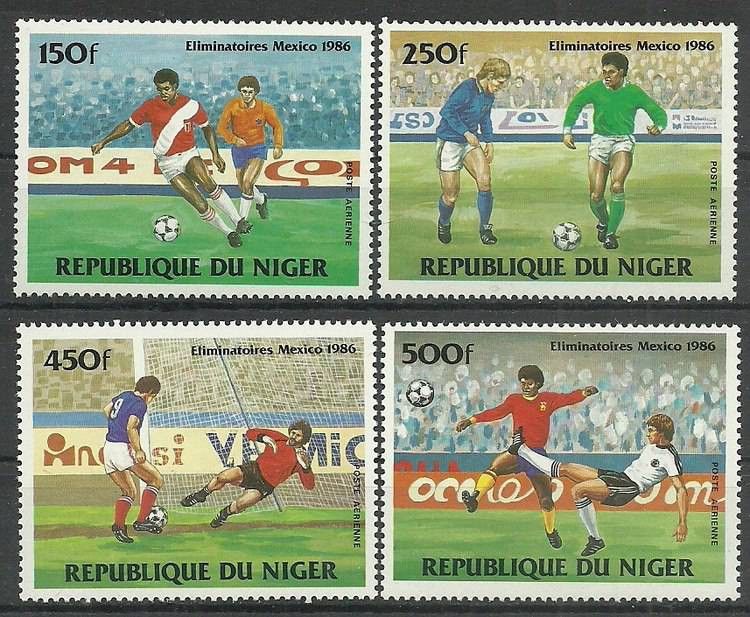 Znaczek Niger 1984 Mi 908-911 Czyste **