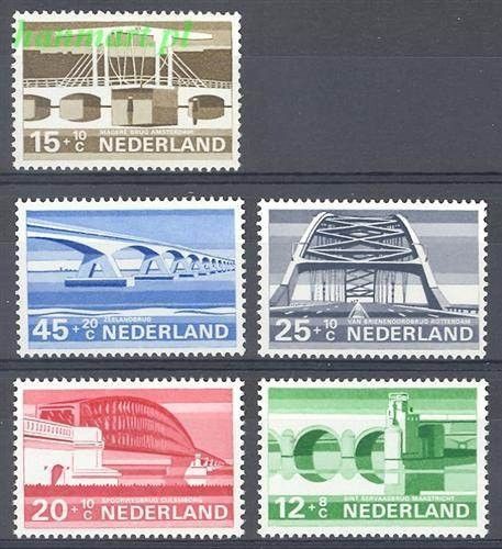Znaczek Holandia 1968 Mi 894-898 Czyste **