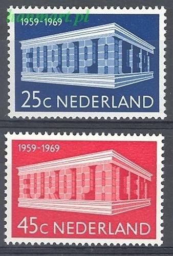 Znaczek Holandia 1969 Mi 920-921 Czyste **
