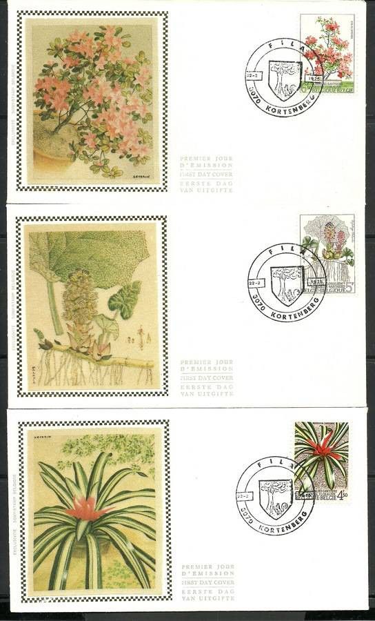 Znaczek Belgia 1975 Mi 1799-1801 FDC