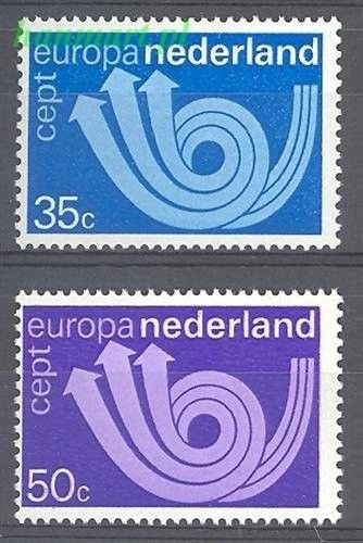 Znaczek Holandia 1973 Mi 1011-1012 Czyste **