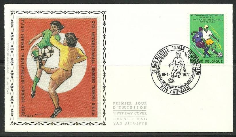 Znaczek Belgia 1977 Mi 1903 FDC