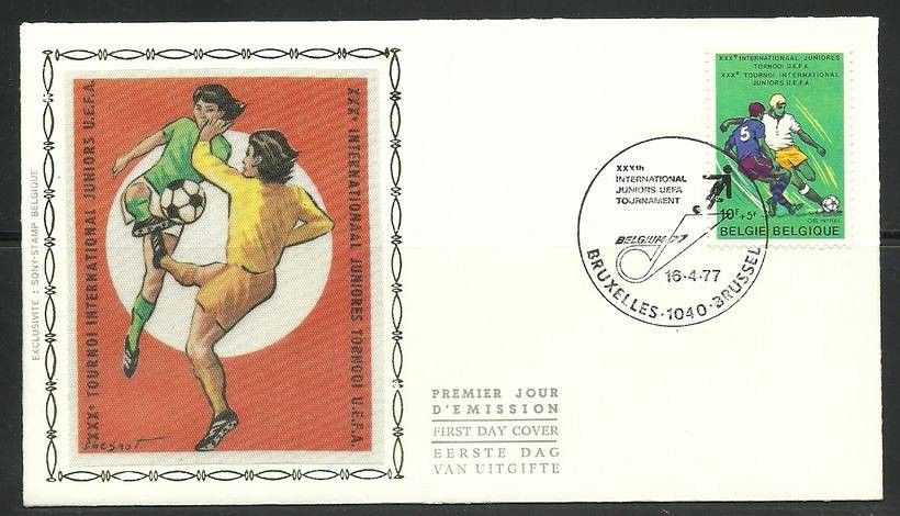 Znaczek Belgia 1977 Mi 1903 FDC