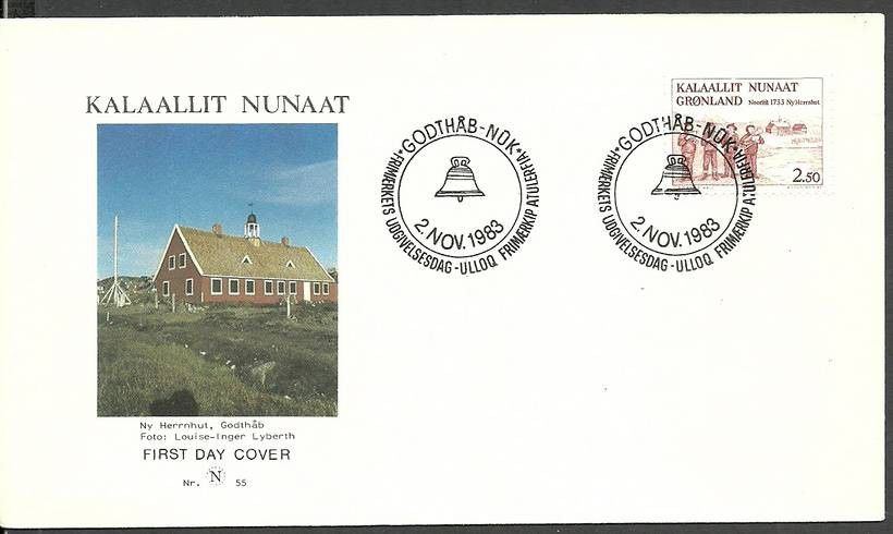 Znaczek Grenlandia 1983 Mi 146 FDC