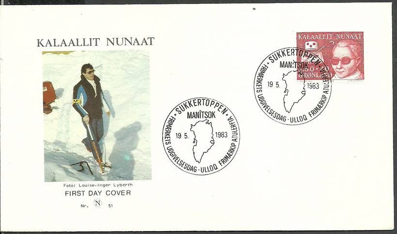 Znaczek Grenlandia 1983 Mi 142 FDC