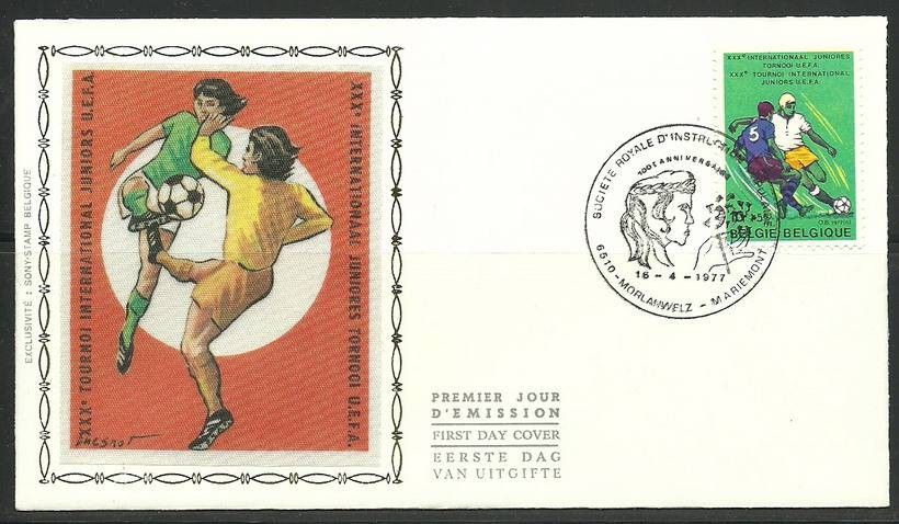Znaczek Belgia 1977 Mi 1903 FDC